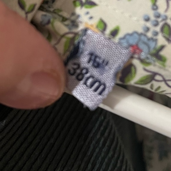 Liberty Vintage Collared Dress Up Shirt Long Sleeve Work Floral Button Down - Picture 7 of 7